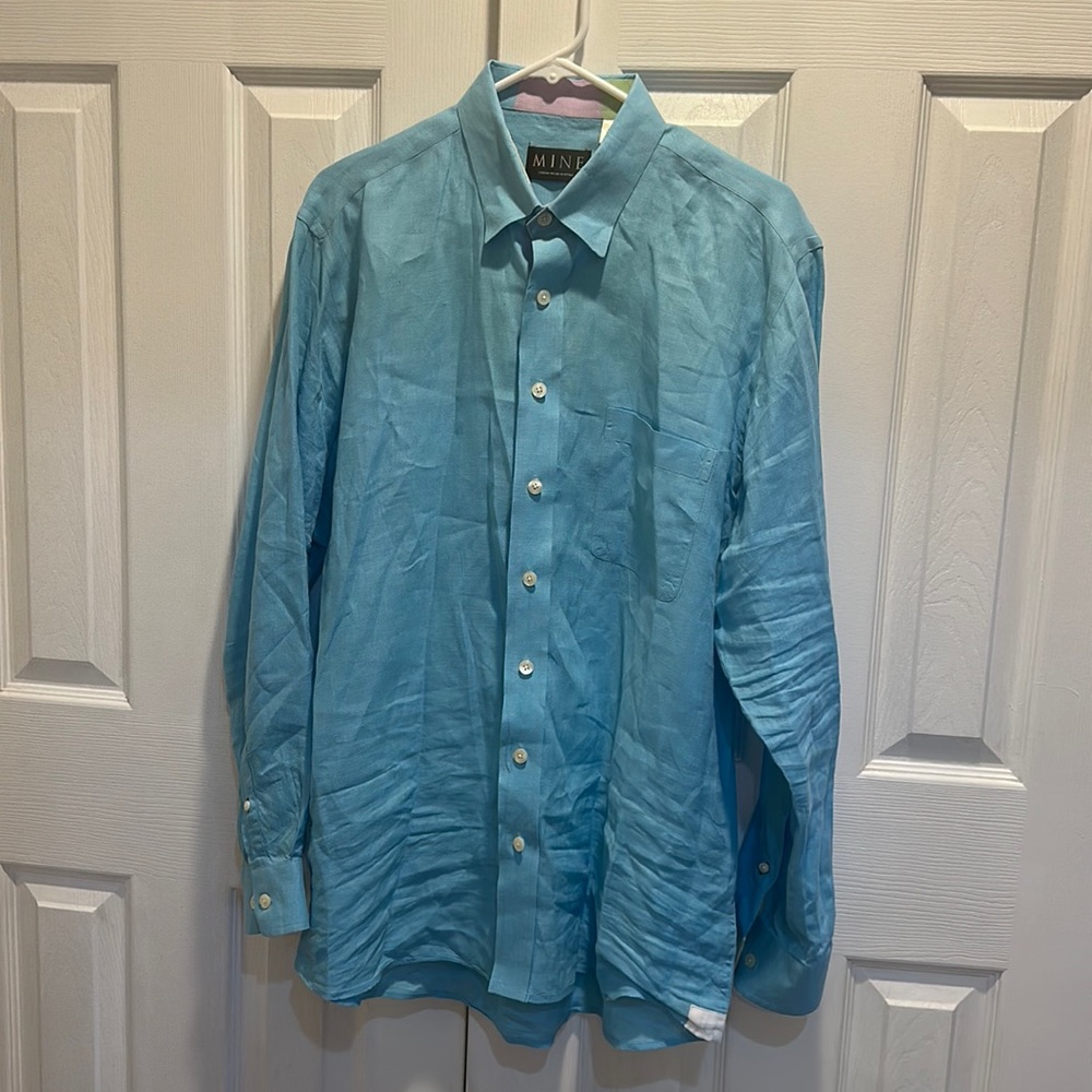 MINE Linen Button Down Shirt